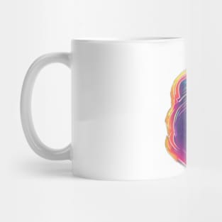 Vibrant Profile Silhouette Art No. 599 Mug